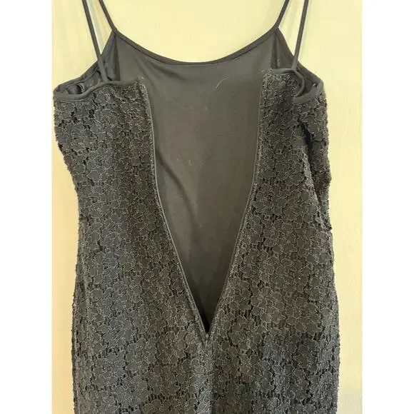 Late Editions VINTAGE 90s slip dress lace spaghetti strap mini 8 - Picture 5 of 7